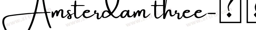 Amsterdam three字体转换